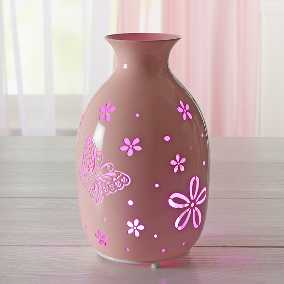 LED-Metallvase "Schmetterling"