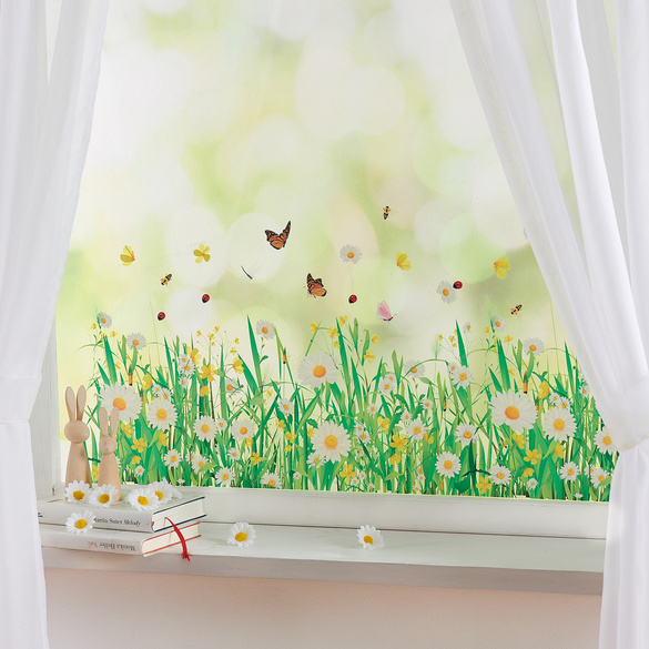 Fensterbild "Blumenwiese"