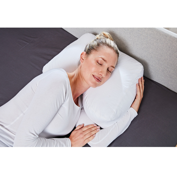 Seitenschläferkissen mit Baumwollbezug