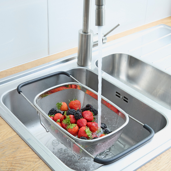 Teleskop-Edelstahlsieb