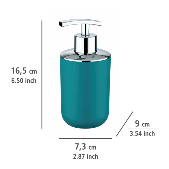 WENKO Bad-Accessoire Set "Brasil" Petrol, 4-tlg. bruchsicher