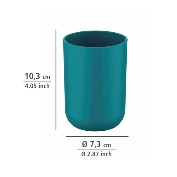 WENKO Bad-Accessoire Set "Brasil" Petrol, 4-tlg. bruchsicher