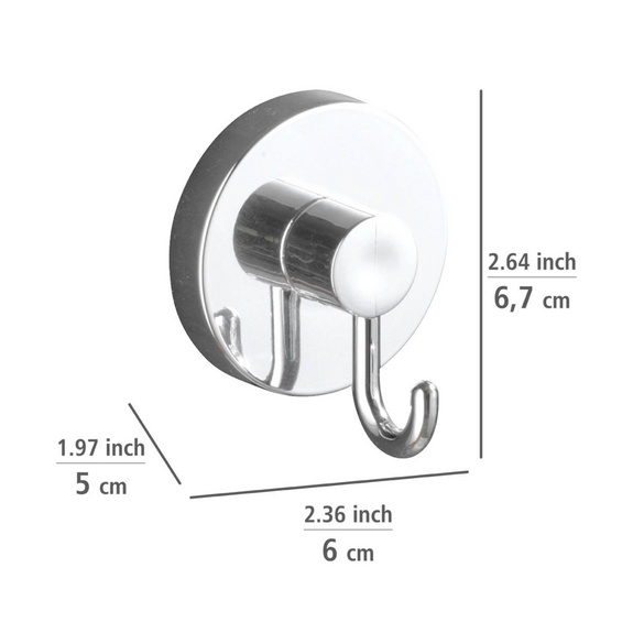 Vacuum-Loc® Toilettenpapierhalter „Milazzo“ mit 2 Haken, 3-tlg. WENKO