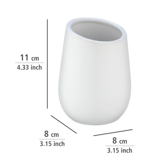 WENKO Waschtisch-Set "Badi" Weiß, 2-tlg.