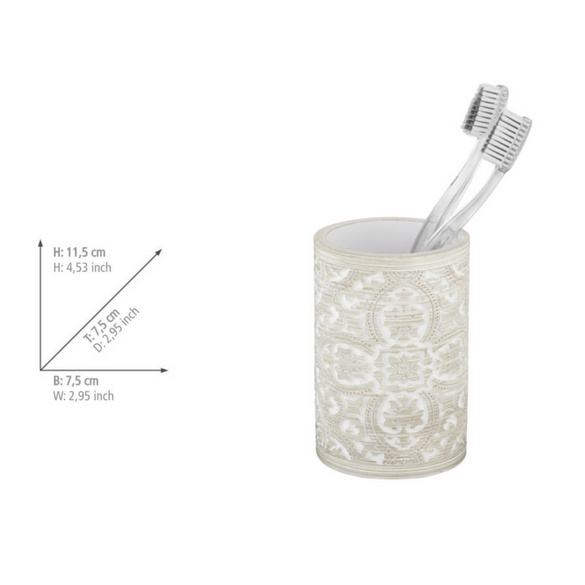 Bad-Accessoire Set „Ortezzano“, 3-tlg. aus Polyresin WENKO