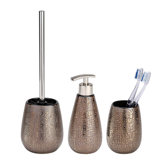 Bad-Accessoire Set „Marrakesh“, 3-tlg., braun WENKO