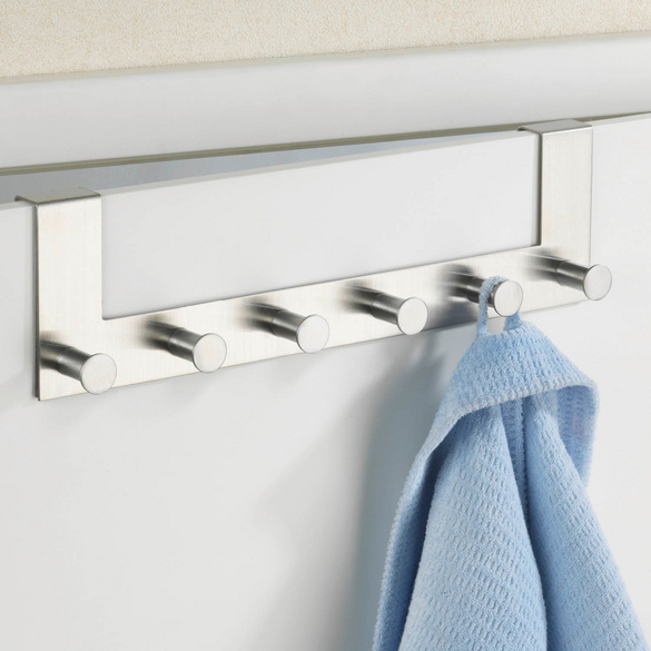 Türgarderobe „Celano“, 2er Set, Edelstahl satiniert WENKO