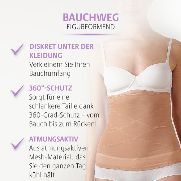 Bauchweg Shapewear Taillenshaper hautfarben Java