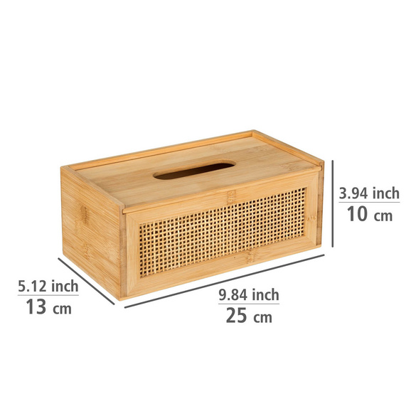 Kosmetiktuchbox „Allegre“, Bambus/Rattan WENKO