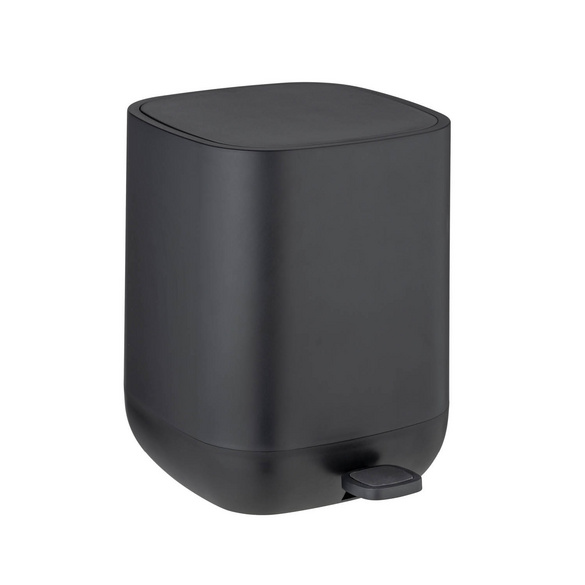 Treteimer „Davos“, 6,5 L, schwarz, Easy-Close WENKO