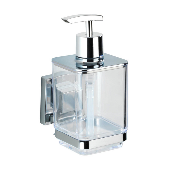 Vacuum-Loc® Seifenspender „Quadro“, Edelstahl WENKO