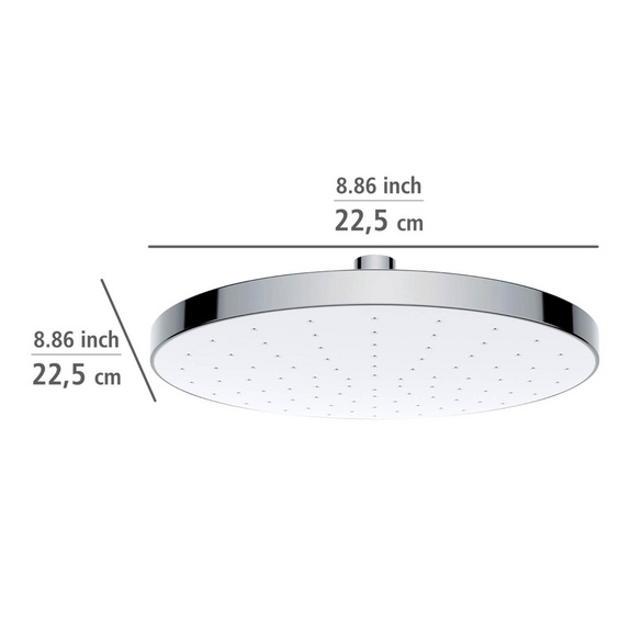 Regenduschkopf „Automatic Cleaning“ WENKO, Ø 22,5 cm