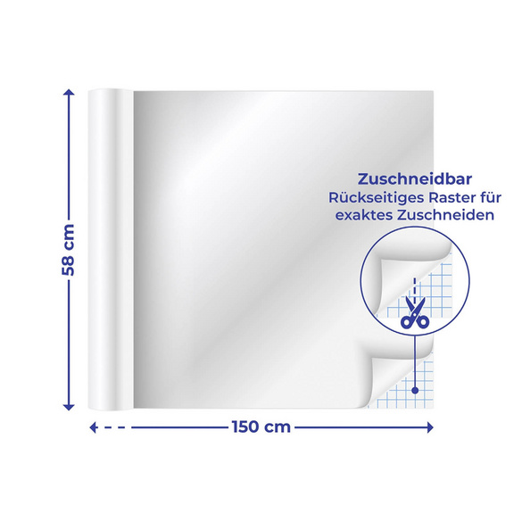 Spiegeleffekt-Folie 2er-Set zuschneidbar Maximex