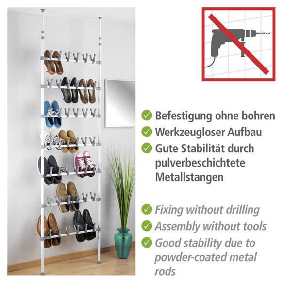 Teleskop-Schuhregal Atlas WENKO