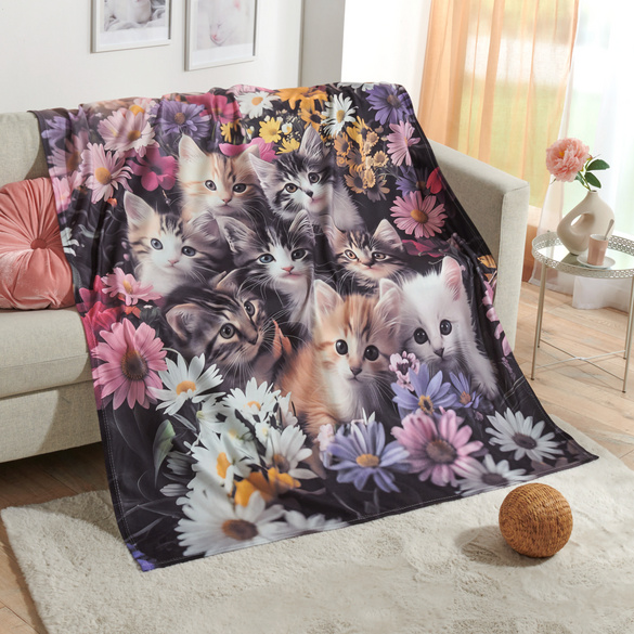Kuscheldecke "Katzen"