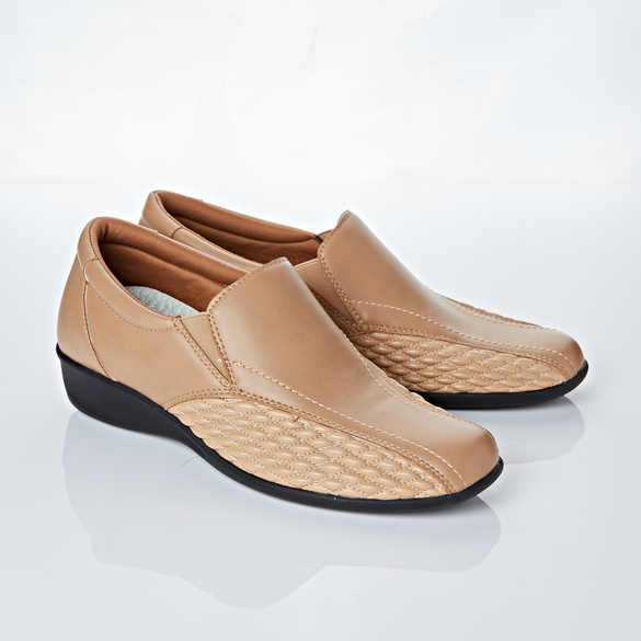 Hallux-Komfort-Schuh beige