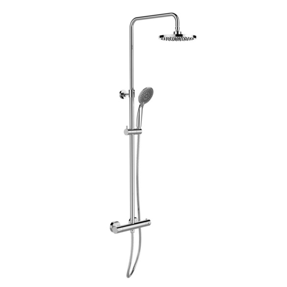 Duschsystem Young Eco mit Thermostat Chrom WENKO