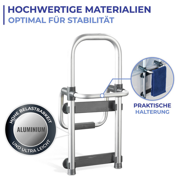 Badewannen-Einstiegshilfe „Secura“ Anthrazit Maximex