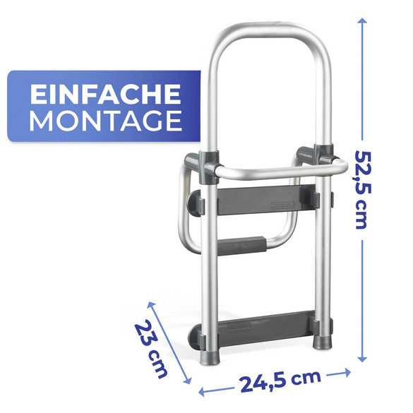 Badewannen-Einstiegshilfe „Secura“ Anthrazit Maximex