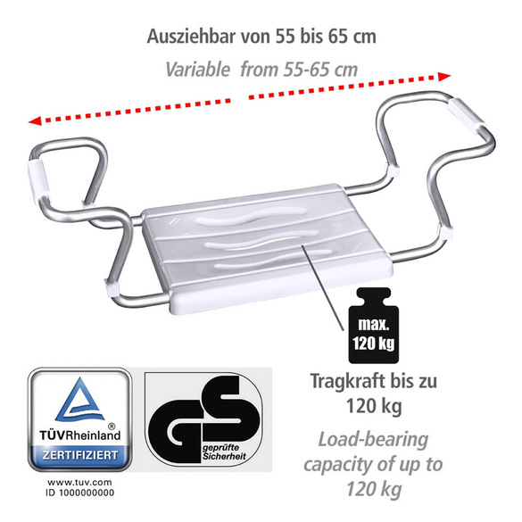 Badewannensitz „Secura“ Weiß WENKO