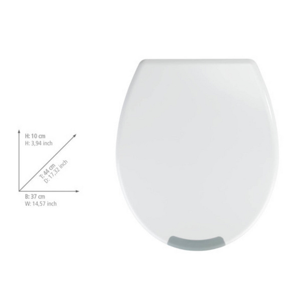 WC-Sitz „Secura Comfort L“ mit Sitzflächenerhöhung WENKO