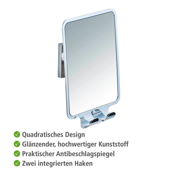 Vacuum-Loc® Antibeschlagspiegel „Quadro“ WENKO