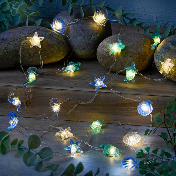 Solar-Lichterkette "Meerestiere"