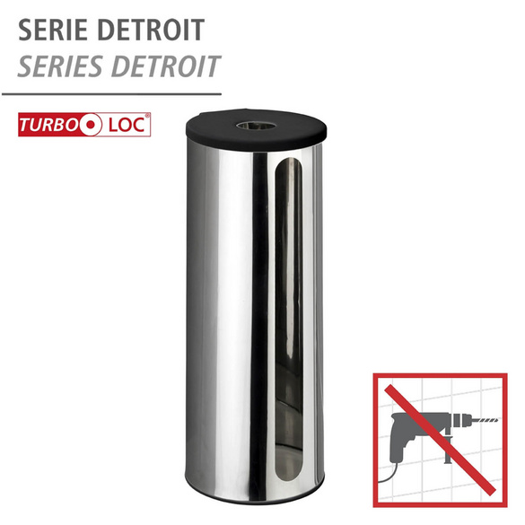 Turbo-Loc® Ersatzrollenhalter „Detroit“ Edelstahl WENKO
