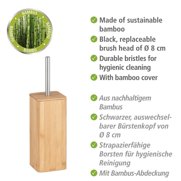 WC-Garnitur „Bambusa“ aus Bambus WENKO