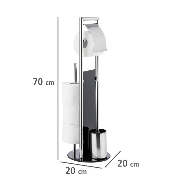 WC-Garnitur & Handtuchständer „Ravina“ 3in1 WC-Set WENKO