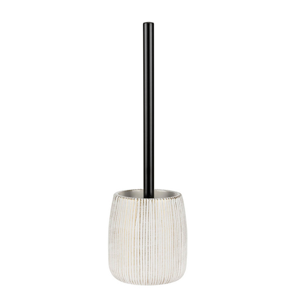 WC-Garnitur „Pascoli“ Weiß-Gold Keramik WENKO