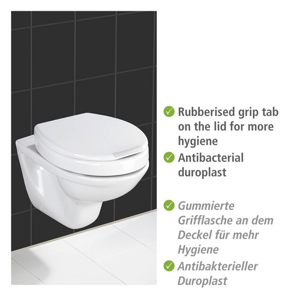 WC-Sitz „Secura Comfort“ mit Sitzflächenerhöhung WENKO
