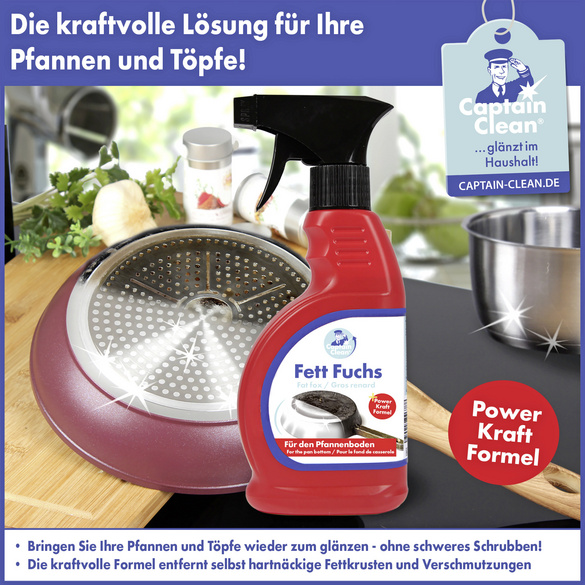 Pfannenboden-Entfetter "Fett Fuchs" 300ml