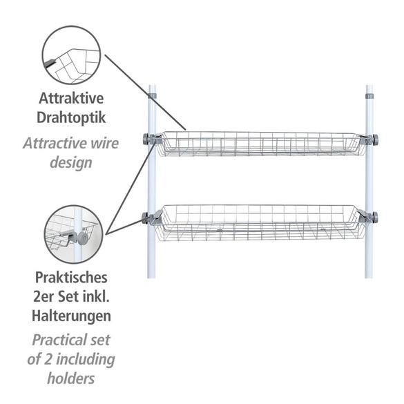 Korb Herkules 2er Set WENKO