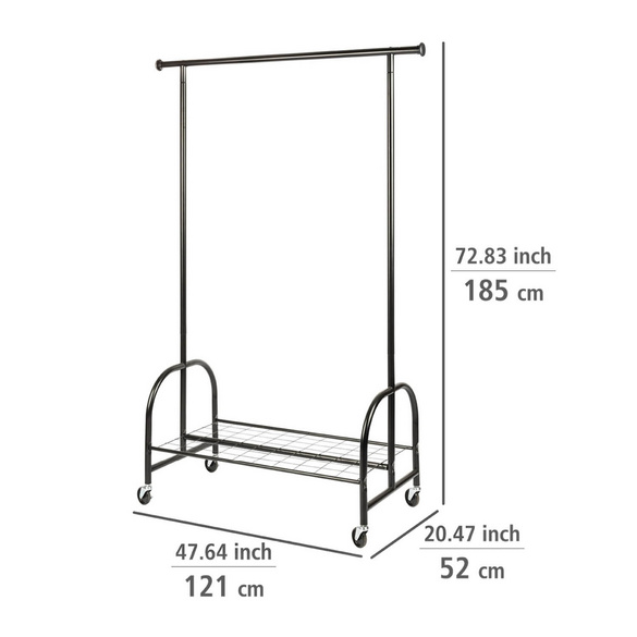 Kleiderständer Profi Schwarz WENKO