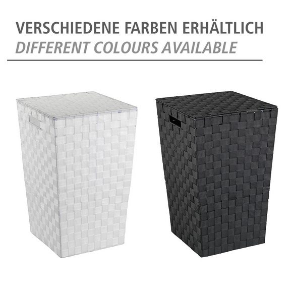 Wäschetruhe Adria Square Schwarz WENKO