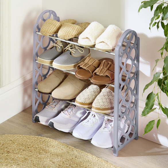Platzspar-Schuhregal für 8 Paar Schuhe Clarsen