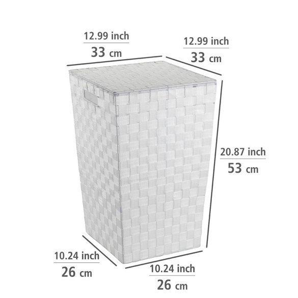 Wäschetruhe Adria Square Weiß WENKO