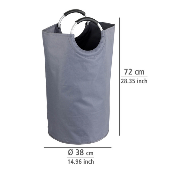 Wäschesammler Jumbo 69 l Anthrazit WENKO