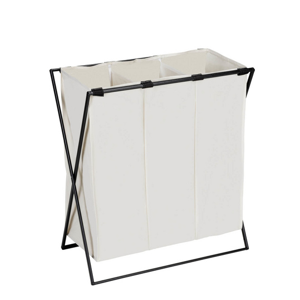 Wäschesammler Trio XL 3-fach Beige WENKO