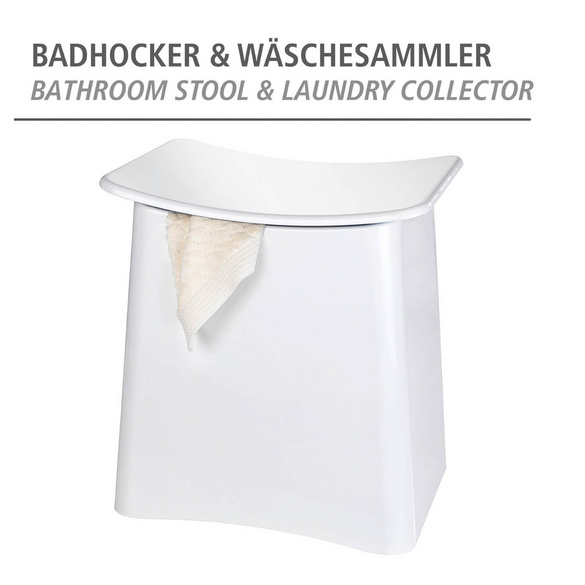 Badhocker Wing 2-in-1 Weiß WENKO