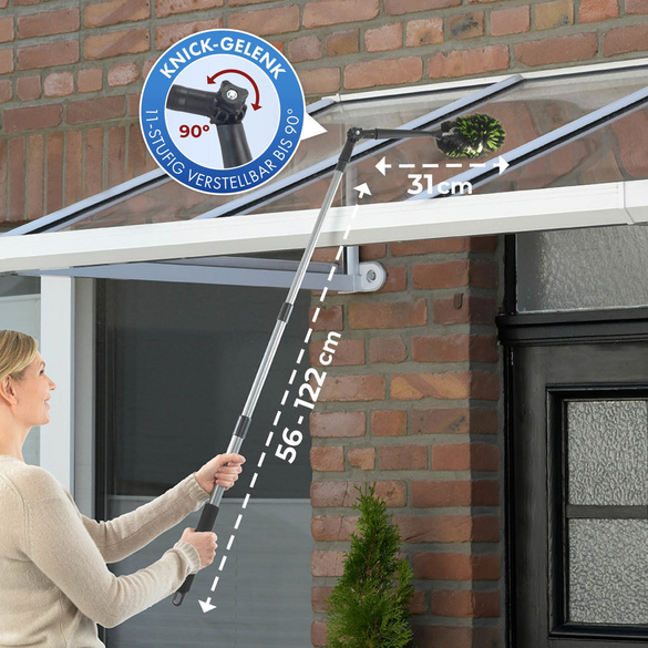 Eck-Staubbürste mit Teleskopstiel MAXIMEX