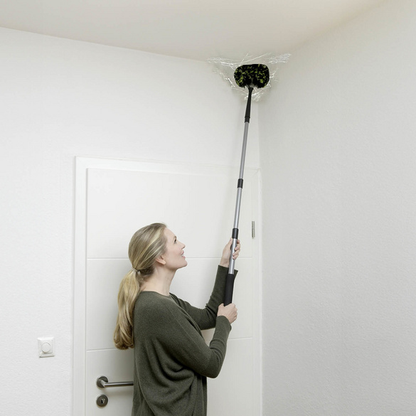 Eck-Staubbürste mit Teleskopstiel MAXIMEX