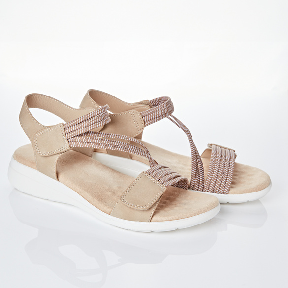 Massage-Sandale "Gina" beige
