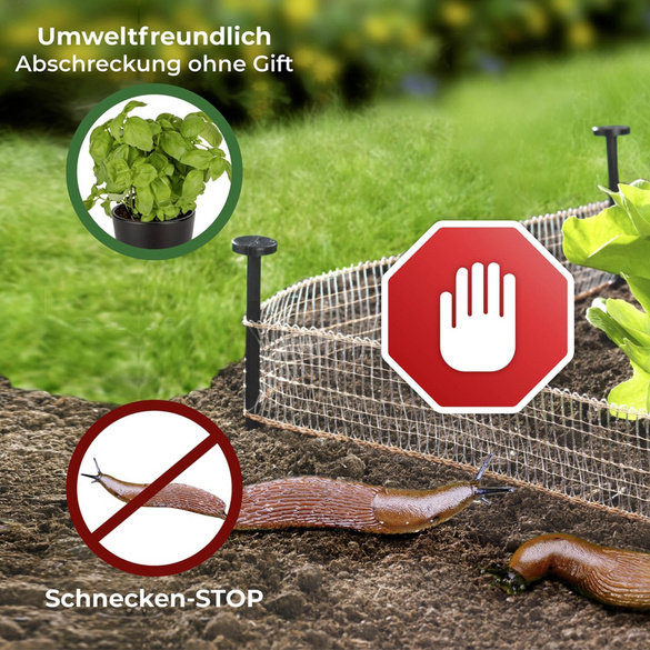 Schnecken-Stopp 8 m 2er Set MAXIMEX