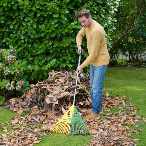 Laubrechen 3-in-1 mit Teleskopstiel MAXIMEX