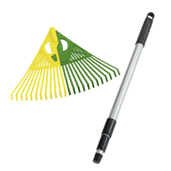 Laubrechen 3-in-1 mit Teleskopstiel MAXIMEX