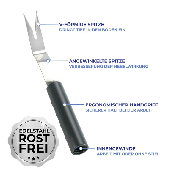 Unkrautstecher mit Teleskopstiel MAXIMEX