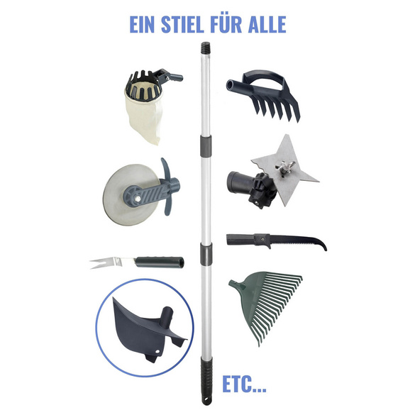 Gartenpflug mit Teleskopstiel MAXIMEX