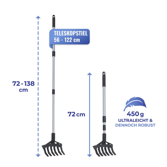 Gartenhacke & Kultivator 2-in-1 MAXIMEX